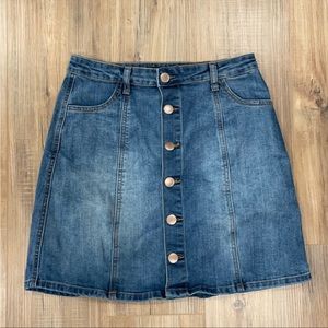 Denim Skirt Charlotte Russe